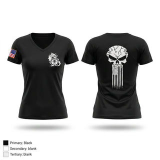 Womens Short Sleeve Vneck Shirt, Dragons Back, Police, Teamtime, Team time, sublimation, custom sports apparel, team uniforms, spirit wear, spiritwear, sports uniforms, custom shirts, team store, custom team store, fundraiser sports, apparel fundraiser