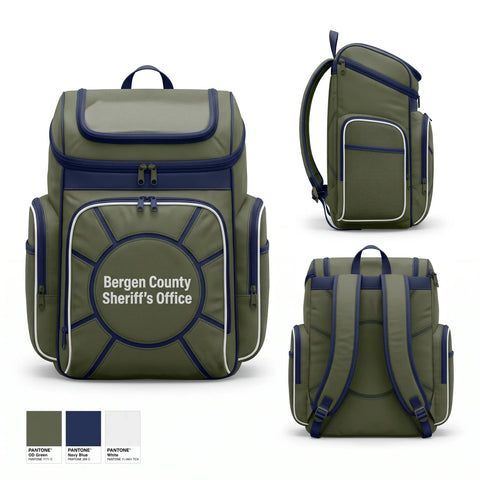 Gear Bag, Bergen County Sheriffs Office, Police, Teamtime, Team time, sublimation, custom sports apparel, team uniforms, spirit wear, spiritwear, sports uniforms, custom shirts, team store, custom team store, fundraiser sports, apparel fundraiser