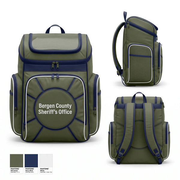 Gear Bag, Bergen County Sheriffs Office, Police, Teamtime, Team time, sublimation, custom sports apparel, team uniforms, spirit wear, spiritwear, sports uniforms, custom shirts, team store, custom team store, fundraiser sports, apparel fundraiser
