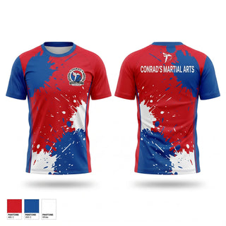 Football Jersey, Conrad’s Martial Arts Center, Spirit Store, Teamtime, Team time, sublimation, custom sports apparel, team uniforms, spirit wear, spiritwear, sports uniforms, custom shirts, team store, custom team store, fundraiser sports, apparel fundraiser