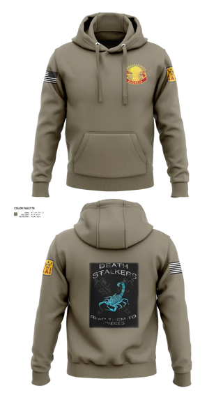 Hoodie, 5-4 ADA A BTRY 3rd PLT, , Teamtime, Team time, sublimation, custom sports apparel, team uniforms, spirit wear, spiritwear, sports uniforms, custom shirts, team store, custom team store, fundraiser sports, apparel fundraiser