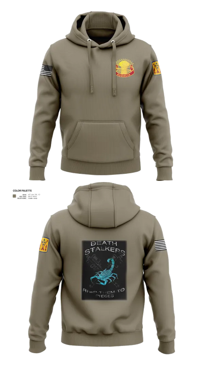 5-4 ADA A BTRY 3rd PLT 45345597 Hoodie - 10