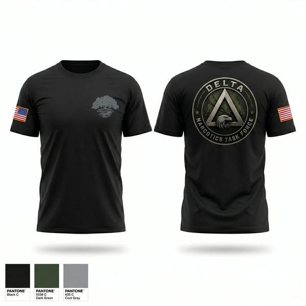 Delta narcotics task force Old School Cotton Feel Shirt - 1
