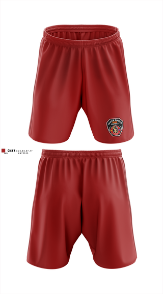 Athletic Shorts With Pockets, White Shield Fire Department, Fire Department, Teamtime, Team time, sublimation, custom sports apparel, team uniforms, spirit wear, spiritwear, sports uniforms, custom shirts, team store, custom team store, fundraiser sports, apparel fundraiser