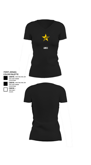 Womens Short Sleeve Vneck Shirt, ARCC, Army, Teamtime, Team time, sublimation, custom sports apparel, team uniforms, spirit wear, spiritwear, sports uniforms, custom shirts, team store, custom team store, fundraiser sports, apparel fundraiser