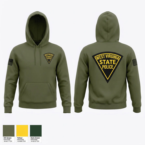 Hoodie, West Virginia State Police, Police, Teamtime, Team time, sublimation, custom sports apparel, team uniforms, spirit wear, spiritwear, sports uniforms, custom shirts, team store, custom team store, fundraiser sports, apparel fundraiser