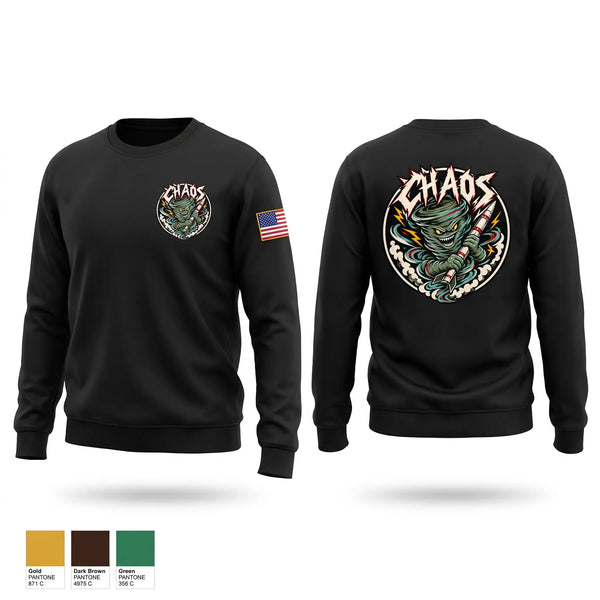 Crew Neck Sweatshirt, C BTRY, 2-6 ADA, Army, Teamtime, Team time, sublimation, custom sports apparel, team uniforms, spirit wear, spiritwear, sports uniforms, custom shirts, team store, custom team store, fundraiser sports, apparel fundraiser