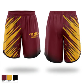 Womens Shorts, MMC, Baseball, Teamtime, Team time, sublimation, custom sports apparel, team uniforms, spirit wear, spiritwear, sports uniforms, custom shirts, team store, custom team store, fundraiser sports, apparel fundraiser