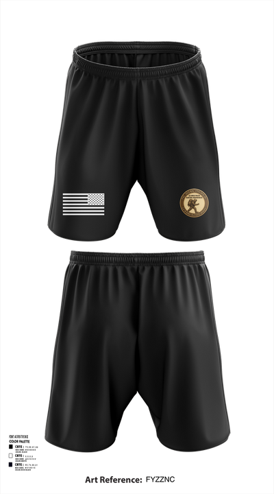 FSC, 3RD BN, 7TH SFG(A) Athletic Shorts With Pockets - 4