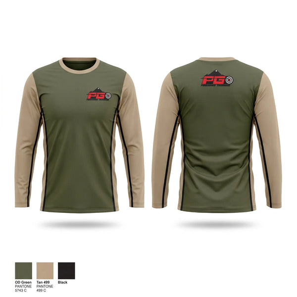 Long Sleeve Performance Shirt, PG FIREARMS TRAINING L.L.C., , Teamtime, Team time, sublimation, custom sports apparel, team uniforms, spirit wear, spiritwear, sports uniforms, custom shirts, team store, custom team store, fundraiser sports, apparel fundraiser