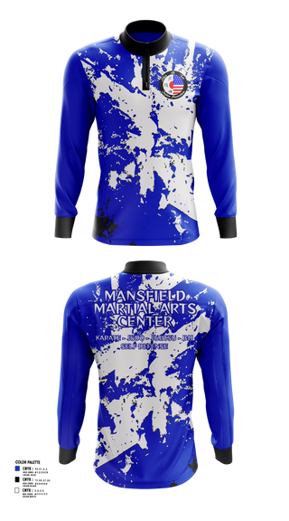 Quarter Zip Jacket, Mansfield Martial Arts Center, , Teamtime, Team time, sublimation, custom sports apparel, team uniforms, spirit wear, spiritwear, sports uniforms, custom shirts, team store, custom team store, fundraiser sports, apparel fundraiser