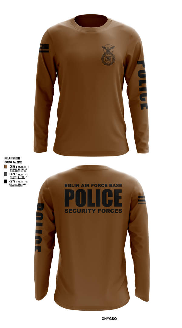 Long Sleeve Performance Shirt, 96 SFS / Eglin Police, Air Force, Teamtime, Team time, sublimation, custom sports apparel, team uniforms, spirit wear, spiritwear, sports uniforms, custom shirts, team store, custom team store, fundraiser sports, apparel fundraiser