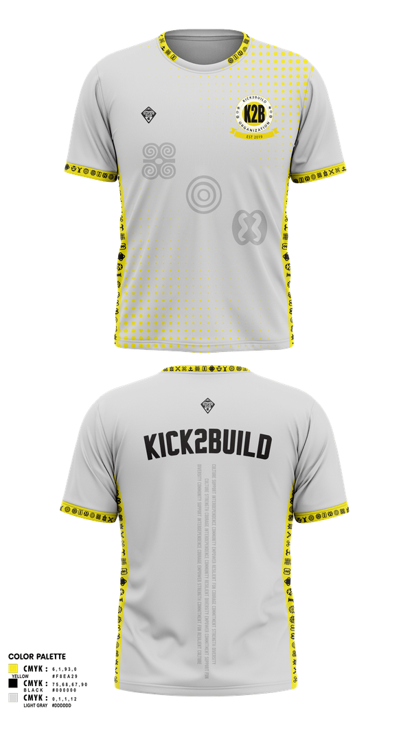 Short Sleeve Performance Shirt, Kick 2 Build Camps, , Teamtime, Team time, sublimation, custom sports apparel, team uniforms, spirit wear, spiritwear, sports uniforms, custom shirts, team store, custom team store, fundraiser sports, apparel fundraiser