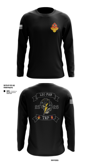 Long Sleeve Performance Shirt, 130th FAB Target Acquisition Platoon, , Teamtime, Team time, sublimation, custom sports apparel, team uniforms, spirit wear, spiritwear, sports uniforms, custom shirts, team store, custom team store, fundraiser sports, apparel fundraiser