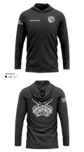 USS Illinois (SSN 786) 55868909 Long Sleeve Performance Shirt with hood - 23