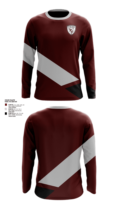 Bullitt Central High School 13942072 Long Sleeve Performance Shirt 1