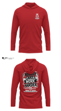 King & Iron Long Sleeve Performance Shirt with hood - 2
