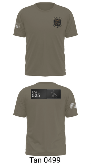 Old School Cotton Feel Shirt, 525th MWD DET, Army, Teamtime, Team time, sublimation, custom sports apparel, team uniforms, spirit wear, spiritwear, sports uniforms, custom shirts, team store, custom team store, fundraiser sports, apparel fundraiser