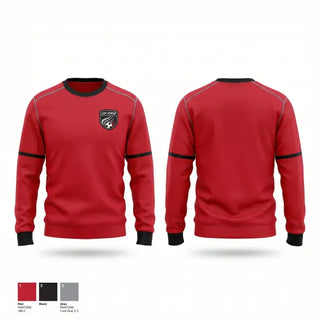 Crew Neck Sweatshirt, LVSA Boys Black 2017, Men's Soccer, Teamtime, Team time, sublimation, custom sports apparel, team uniforms, spirit wear, spiritwear, sports uniforms, custom shirts, team store, custom team store, fundraiser sports, apparel fundraiser