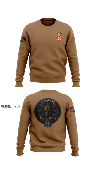 Crew Neck Sweatshirt, D-2 CTF Defender, Army, Teamtime, Team time, sublimation, custom sports apparel, team uniforms, spirit wear, spiritwear, sports uniforms, custom shirts, team store, custom team store, fundraiser sports, apparel fundraiser