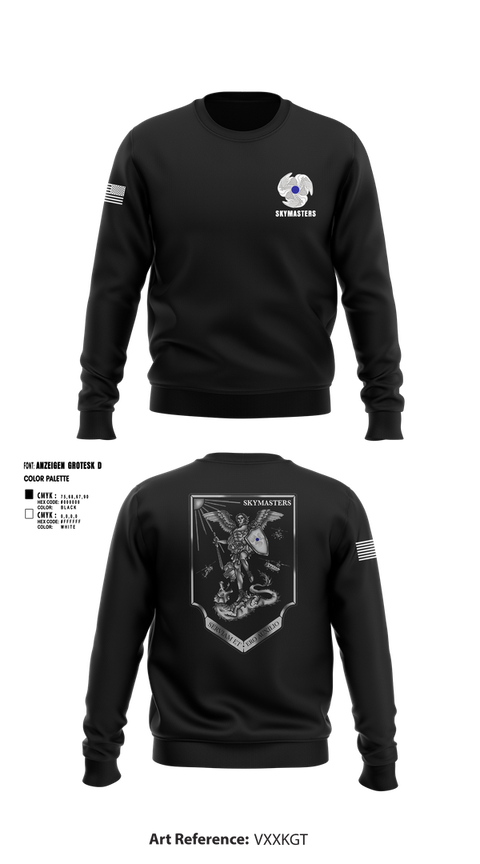 Crew Neck Sweatshirt, 1-222 Aviaition Regiment, Army, Teamtime, Team time, sublimation, custom sports apparel, team uniforms, spirit wear, spiritwear, sports uniforms, custom shirts, team store, custom team store, fundraiser sports, apparel fundraiser