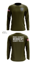 Prince George's County Police Robbery Unit 54388411 Long Sleeve Performance Shirt - 21