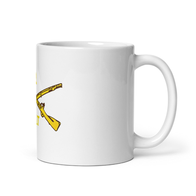 1st PLT B Co 1-173IN 18514147 White Glossy Mug - Small