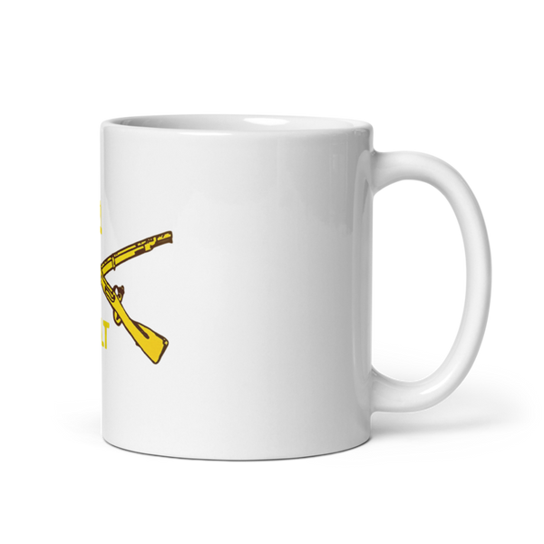 1st PLT B Co 1-173IN 18514147 White Glossy Mug - Medium