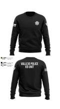 Vallejo PD K9 Unit 19509395 Crew Neck Sweatshirt - 100