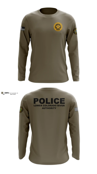 Long Sleeve Performance Shirt, LOWER COLORADO RIVER AUTHORITY, Police, Teamtime, Team time, sublimation, custom sports apparel, team uniforms, spirit wear, spiritwear, sports uniforms, custom shirts, team store, custom team store, fundraiser sports, apparel fundraiser
