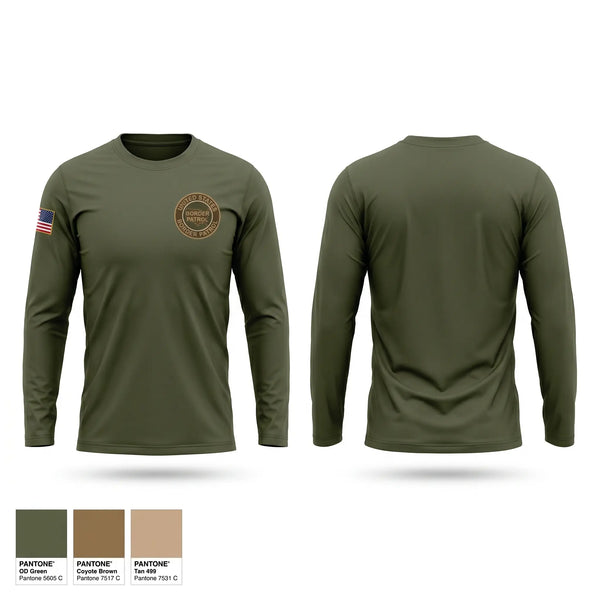 Long Sleeve Performance Shirt, United States Border Patrol, Police, Teamtime, Team time, sublimation, custom sports apparel, team uniforms, spirit wear, spiritwear, sports uniforms, custom shirts, team store, custom team store, fundraiser sports, apparel fundraiser