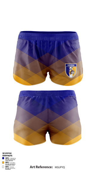 Womens Shorts, Kemper County High School, Spirit Store, Teamtime, Team time, sublimation, custom sports apparel, team uniforms, spirit wear, spiritwear, sports uniforms, custom shirts, team store, custom team store, fundraiser sports, apparel fundraiser