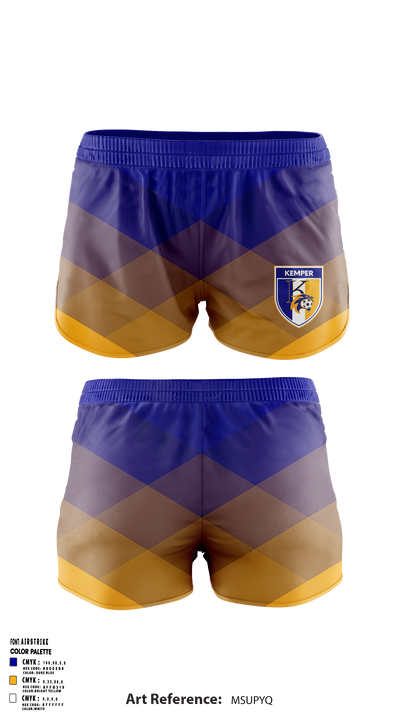 Kemper County High School 92295445 Women's Shorts - 90