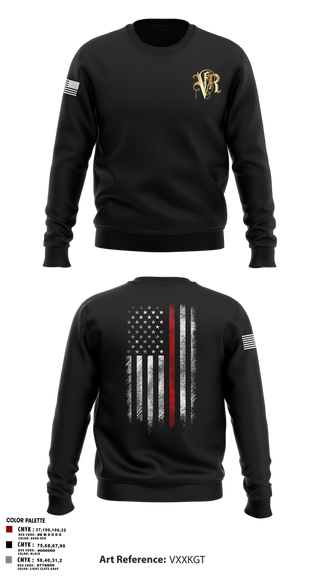 Crew Neck Sweatshirt, Venice Fire, Fire Department, Teamtime, Team time, sublimation, custom sports apparel, team uniforms, spirit wear, spiritwear, sports uniforms, custom shirts, team store, custom team store, fundraiser sports, apparel fundraiser