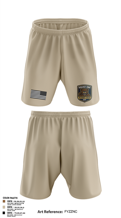 DEP Police Squad One 32340709 Athletic Shorts With Pockets - 2