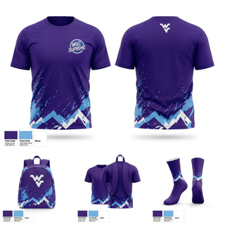 Short Sleeve Performance Shirt, WV Supreme, Men's Basketball, Teamtime, Team time, sublimation, custom sports apparel, team uniforms, spirit wear, spiritwear, sports uniforms, custom shirts, team store, custom team store, fundraiser sports, apparel fundraiser