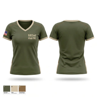 Womens Short Sleeve Vneck Shirt, 682nd mai. Nt, Army, Teamtime, Team time, sublimation, custom sports apparel, team uniforms, spirit wear, spiritwear, sports uniforms, custom shirts, team store, custom team store, fundraiser sports, apparel fundraiser