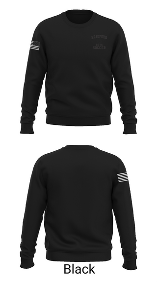 Crew Neck Sweatshirt, Bradford Boys Soccer, Men's Soccer, Teamtime, Team time, sublimation, custom sports apparel, team uniforms, spirit wear, spiritwear, sports uniforms, custom shirts, team store, custom team store, fundraiser sports, apparel fundraiser