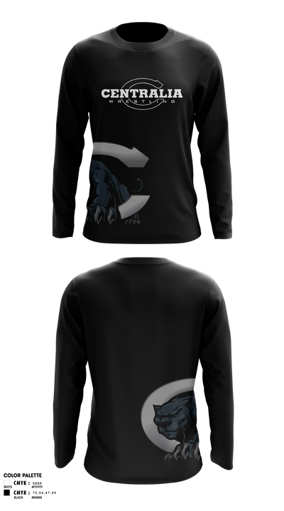 Centralia High School Wrestling 30669700 Long Sleeve Performance Shirt - 5