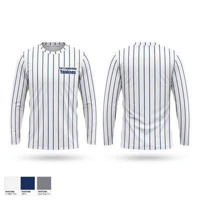 Fort Lauderdale Yankees Long Sleeve Performance Shirt - 2
