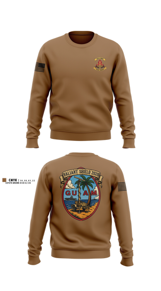 Crew Neck Sweatshirt, 651st HMOD, Army, Teamtime, Team time, sublimation, custom sports apparel, team uniforms, spirit wear, spiritwear, sports uniforms, custom shirts, team store, custom team store, fundraiser sports, apparel fundraiser