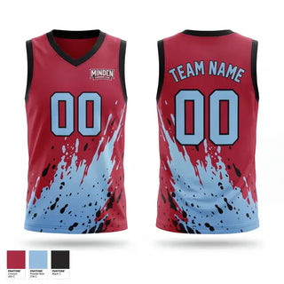 Mens Basketball Jersey, Minden Crimson Tide, Men's Basketball, Teamtime, Team time, sublimation, custom sports apparel, team uniforms, spirit wear, spiritwear, sports uniforms, custom shirts, team store, custom team store, fundraiser sports, apparel fundraiser