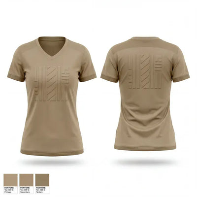 Moon valley 8695028 Women's Short Sleeve V-neck Shirt - 1