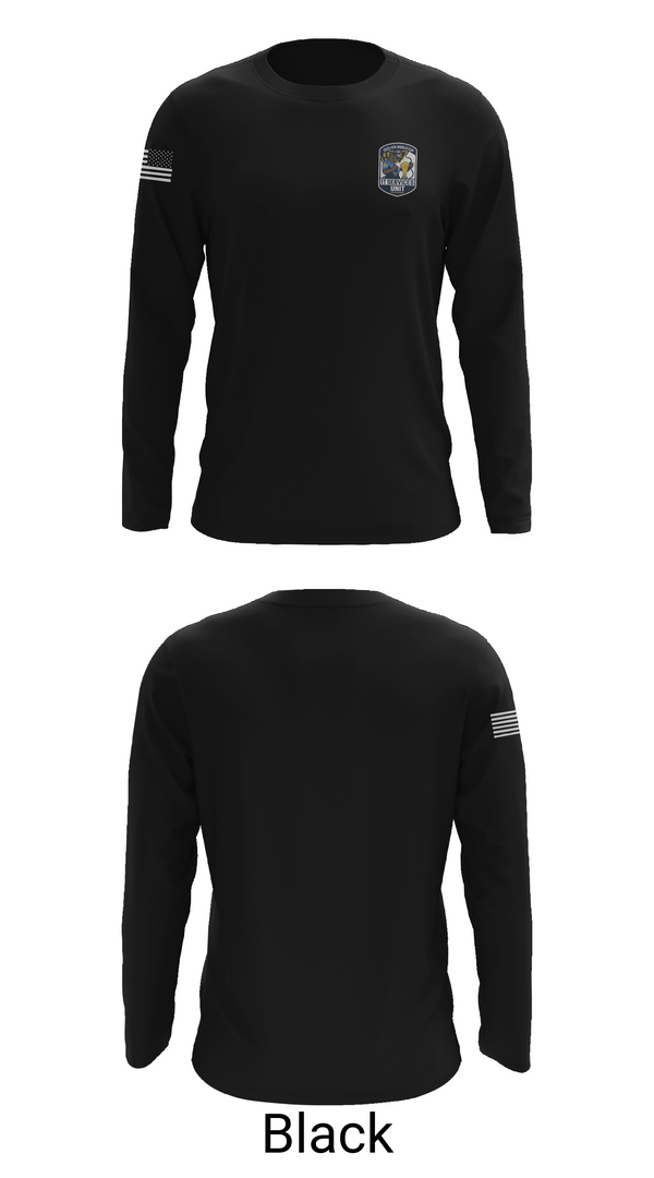 Long Sleeve Performance Shirt, New Jersey State Police - IT Services Unit, Police, Teamtime, Team time, sublimation, custom sports apparel, team uniforms, spirit wear, spiritwear, sports uniforms, custom shirts, team store, custom team store, fundraiser sports, apparel fundraiser