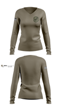 Lake composite squadron Women's Long Sleeve V-neck Shirt - 100
