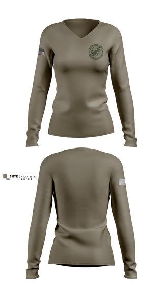 Womens Long Sleeve Vneck Shirt, Snake creek medic corp, Air Force, Teamtime, Team time, sublimation, custom sports apparel, team uniforms, spirit wear, spiritwear, sports uniforms, custom shirts, team store, custom team store, fundraiser sports, apparel fundraiser