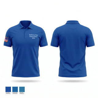 Short Sleeve Performance Polo, Bethany Fire Department, Fire Department, Teamtime, Team time, sublimation, custom sports apparel, team uniforms, spirit wear, spiritwear, sports uniforms, custom shirts, team store, custom team store, fundraiser sports, apparel fundraiser