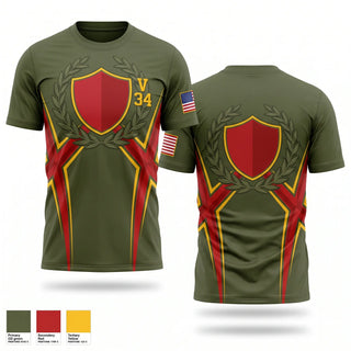 Short Sleeve Performance Shirt, V 3/4, Marines, Teamtime, Team time, sublimation, custom sports apparel, team uniforms, spirit wear, spiritwear, sports uniforms, custom shirts, team store, custom team store, fundraiser sports, apparel fundraiser
