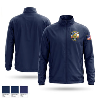 Windbreaker, Chester Police Department, Police, Teamtime, Team time, sublimation, custom sports apparel, team uniforms, spirit wear, spiritwear, sports uniforms, custom shirts, team store, custom team store, fundraiser sports, apparel fundraiser