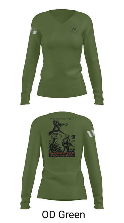 C co. 1-182 IN 88794201 Women's Long Sleeve V-neck Shirt - 54